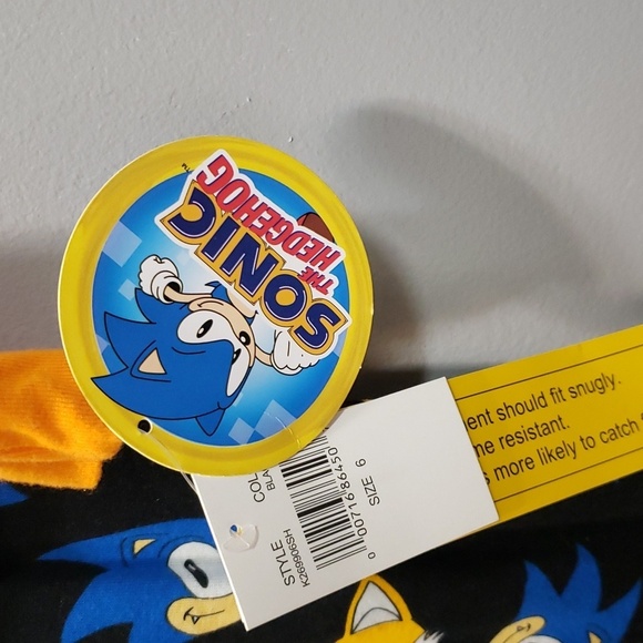 Komar Kids NWT 2-piece Sonic the Hedgehog Halloween Pajama Set - Picture 6 of 9